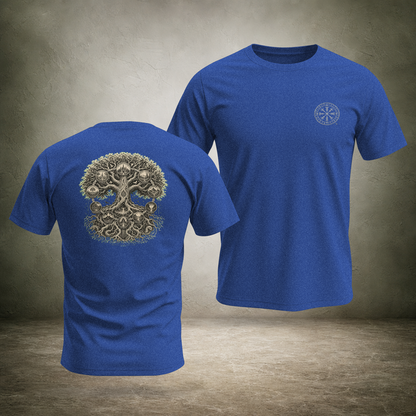 Yggdrasil — Norse World Tree Back Print T-Shirt | Ascensum Wear