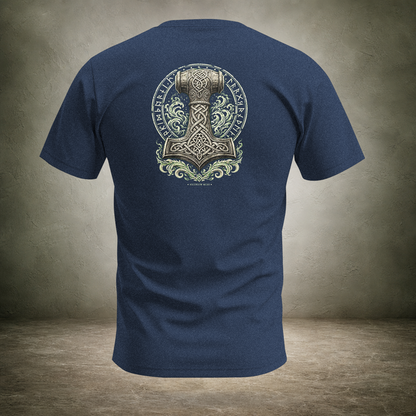 Mjölnir — Norse Hammer Back Print T-Shirt | Ascensum Wear