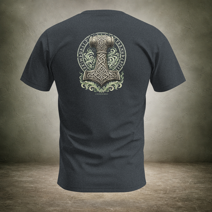 Mjölnir — Norse Hammer Back Print T-Shirt | Ascensum Wear