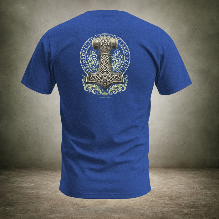 Mjölnir — Norse Hammer Back Print T-Shirt | Ascensum Wear