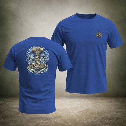 Mjölnir — Norse Hammer Back Print T-Shirt | Ascensum Wear