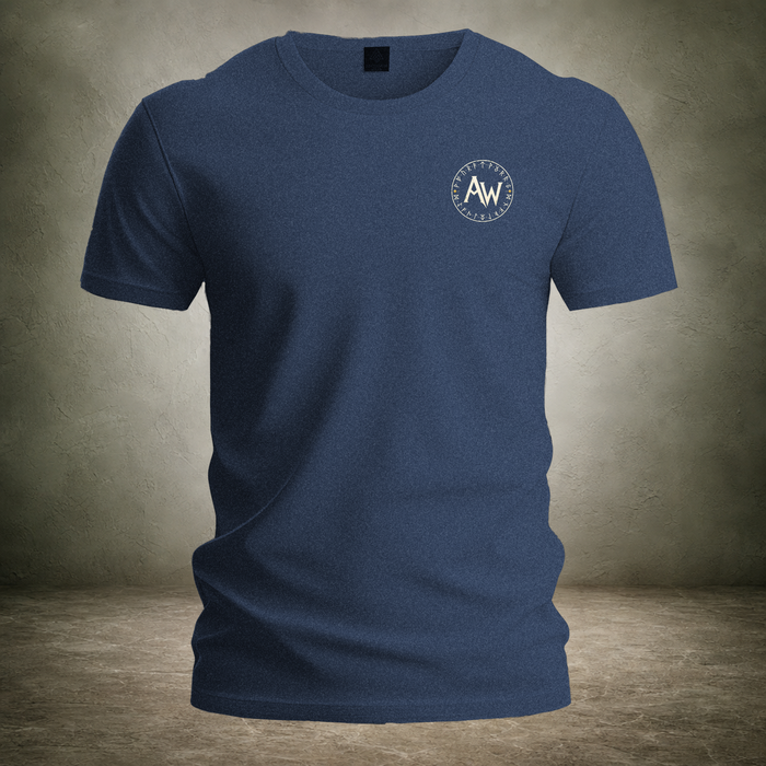 Jörmungandr — Norse Serpent Ring Back Print T-Shirt | Ascensum Wear