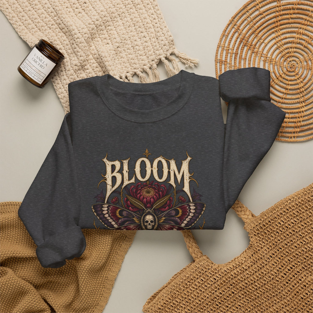 Bloom After Dark — Halloween Unisex Crewneck | Ascensum Wear
