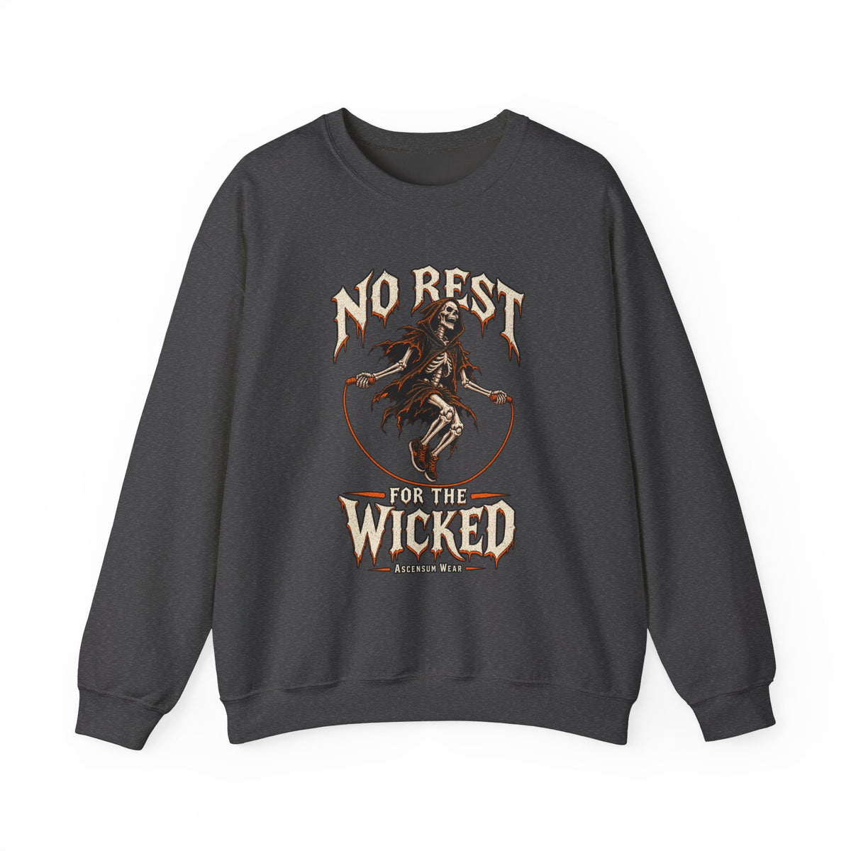 No Rest for the Wicked — Halloween Unisex Crewneck| Ascensum Wear