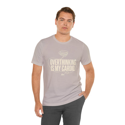 Overthinking Is My Cardio — Women's Empowerment Back Print Tee | Ascensum Wear