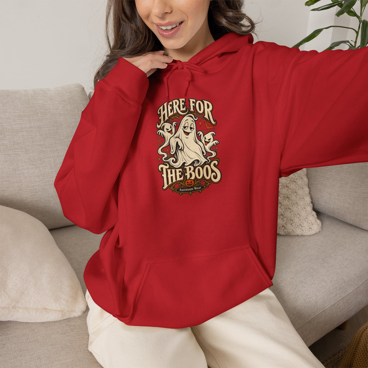Here for the Boos — Vintage Ghost Trio Unisex Tee | Ascensum Wear