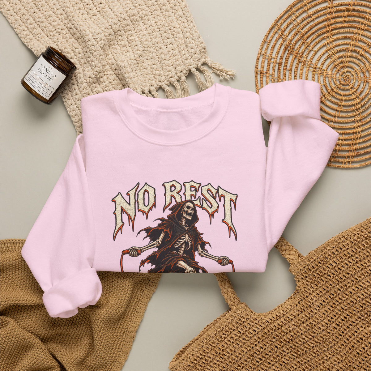No Rest for the Wicked — Halloween Unisex Crewneck| Ascensum Wear