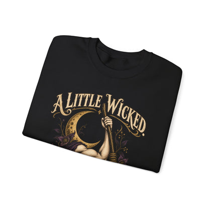 A Little Wicked A Lot Stronger — Halloween Unisex Crewneck Sweatshirt | Ascensum Wear