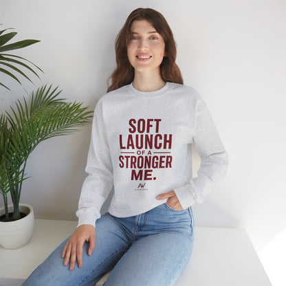 Soft Launch of a Stronger Me — Women's Empowerment Crewneck | Ascensum Wear