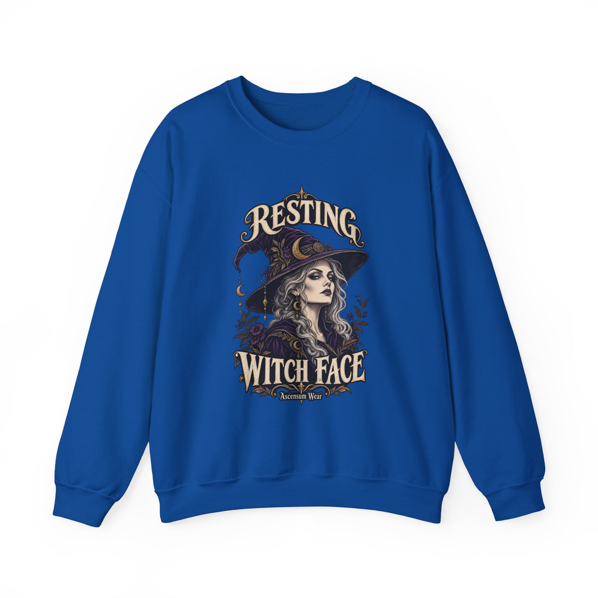 Resting Witch Face — Halloween Unisex Crewneck | Ascensum Wear