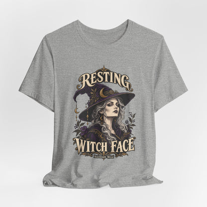 Resting Witch Face — Halloween Unisex Tee | Ascensum Wear
