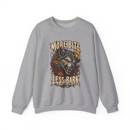 More Bite Less Bark — Halloween Unisex Crewneck | Ascensum Wear