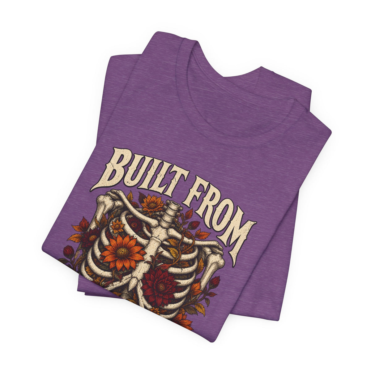 Bullet From Bad Days — Skeleton Flowers Halloween Tee | Ascensum Wear