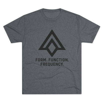 Form. Function. Frequency.  Logo Signature Alignment Tee