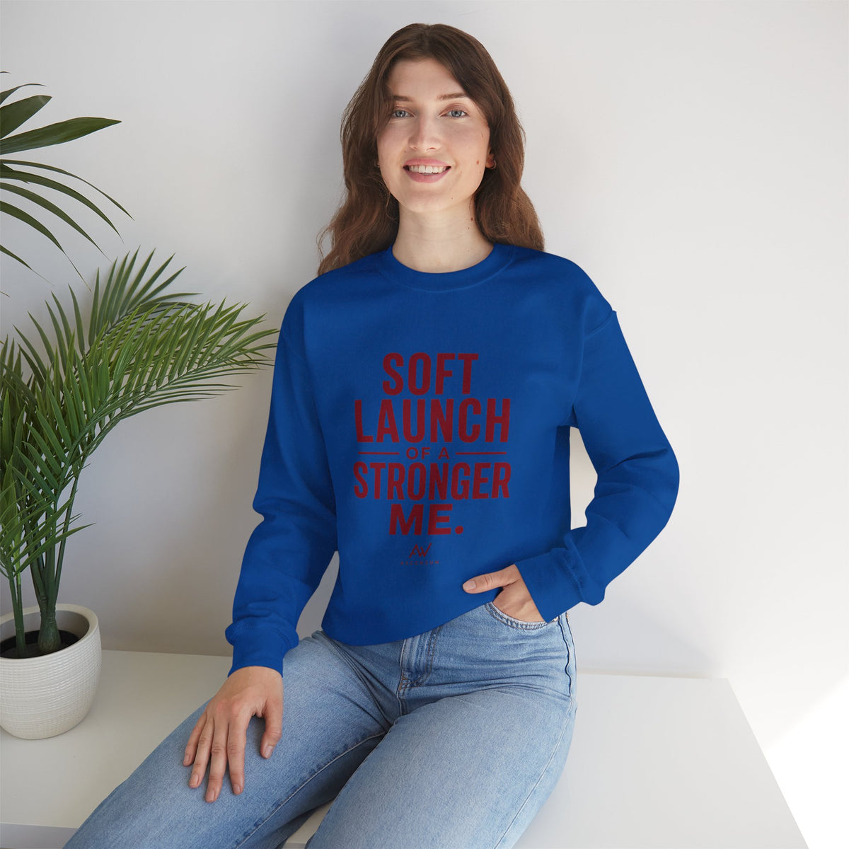 Soft Launch of a Stronger Me — Women's Empowerment Crewneck | Ascensum Wear