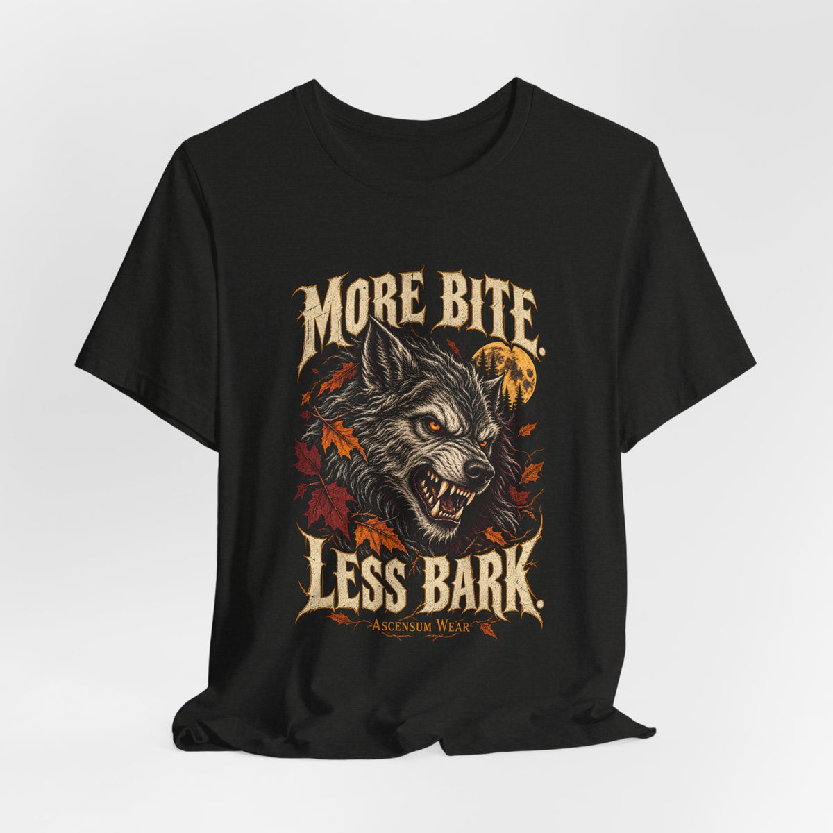 More Bite Less Bark — Halloween Unisex Tee | Ascensum Wear