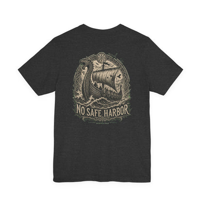 No Safe Harbor — Norse Back Print T-Shirt | Ascensum Wear