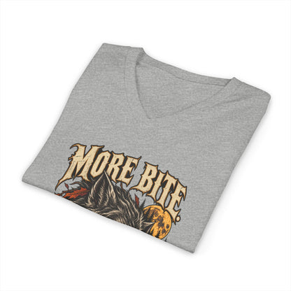 More Bite Less Bark — Halloween Unisex V Neck | Ascensum Wear