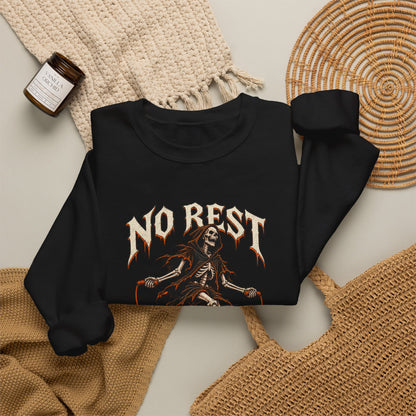 No Rest for the Wicked — Halloween Unisex Crewneck| Ascensum Wear