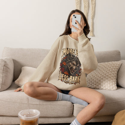 More Bite Less Bark — Halloween Unisex Crewneck | Ascensum Wear