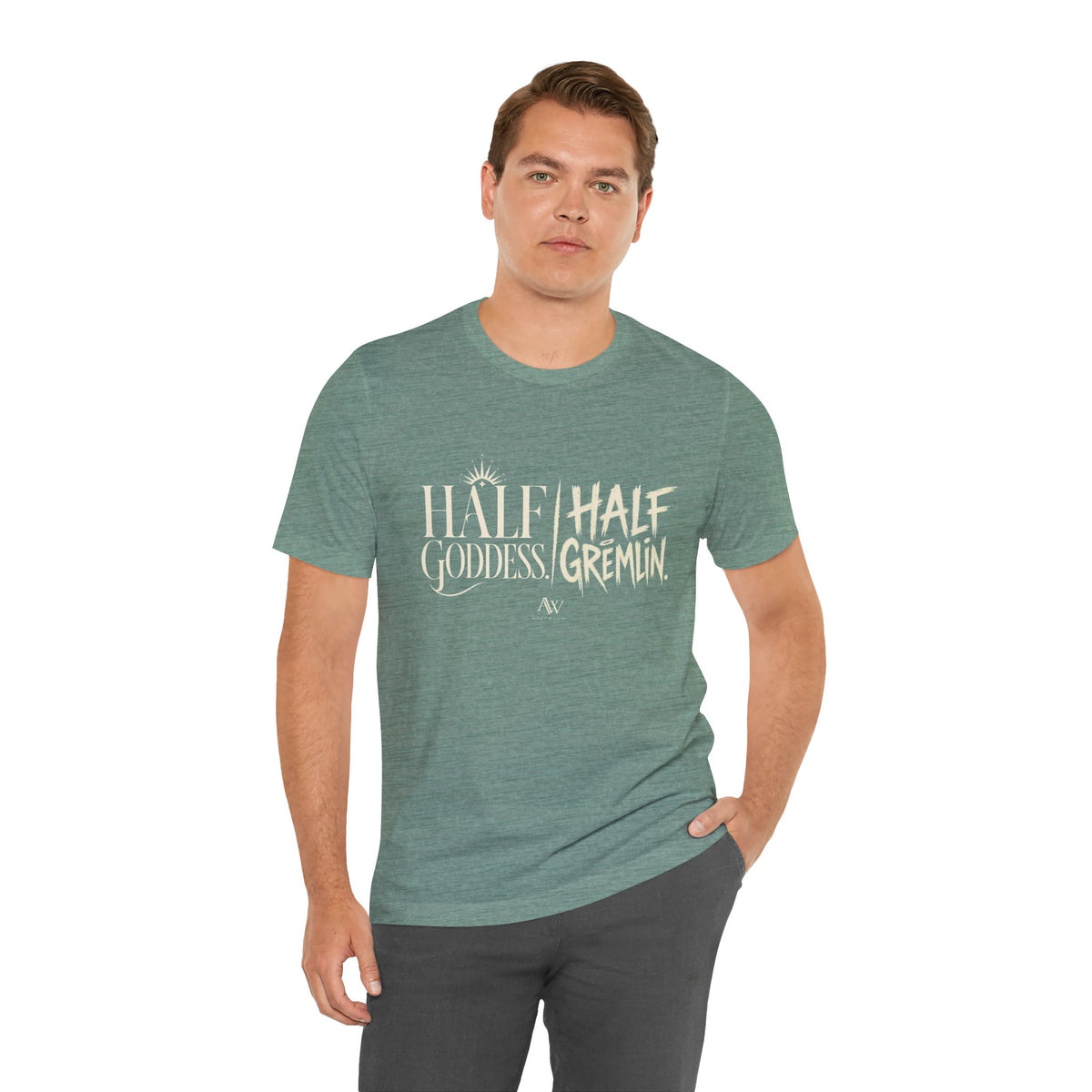 Half Goddess, Half Gremlin — Women's Empowerment Tee | Ascensum Wear