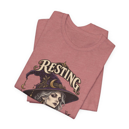 Resting Witch Face — Halloween Unisex Tee | Ascensum Wear