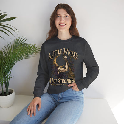 A Little Wicked A Lot Stronger — Halloween Unisex Crewneck Sweatshirt | Ascensum Wear