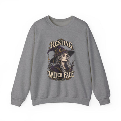 Resting Witch Face — Halloween Unisex Crewneck | Ascensum Wear