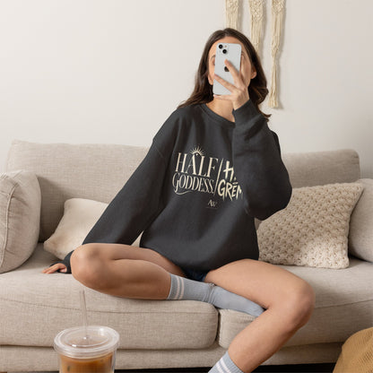Half Goddess, Half Gremlin — Women's Empowerment Crewneck | Ascensum Wear
