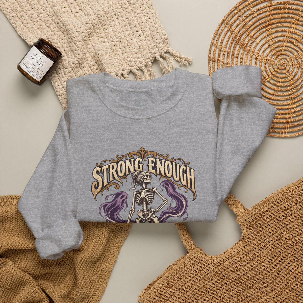 Strong Enough to Haunt You — Halloween Unisex Crewneck | Ascensum Wear