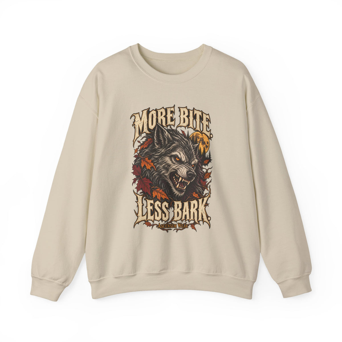 More Bite Less Bark — Halloween Unisex Crewneck | Ascensum Wear