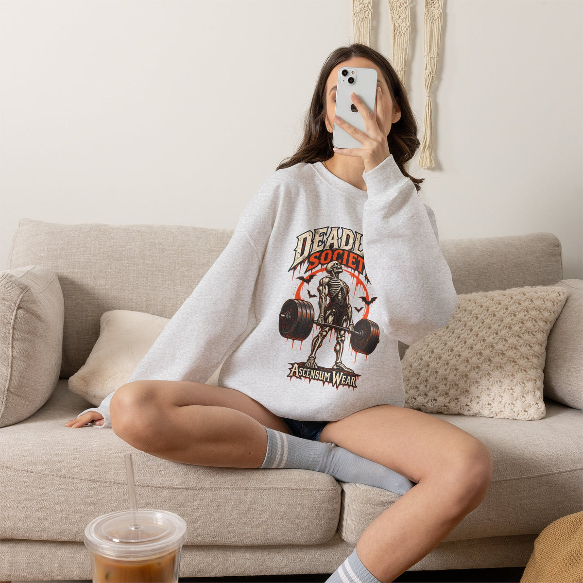 Deadlift Society — Fitness Halloween Unisex Crewneck | Ascensum Wear