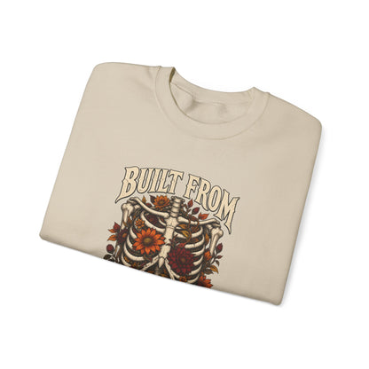 Bullet From Bad Days — Skeleton Flowers Halloween Crewneck | Ascensum Wear