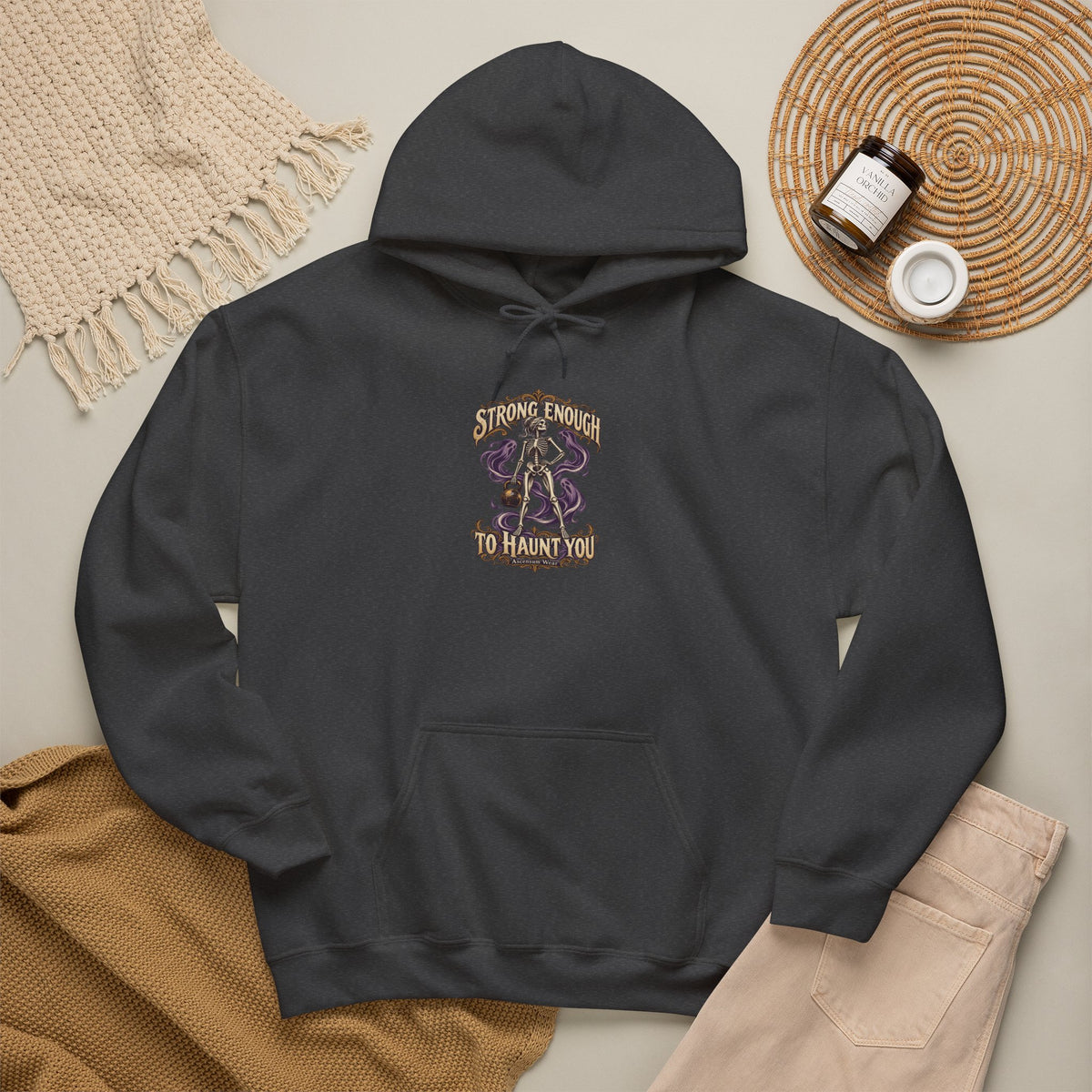 Strong Enough to Haunt You — Halloween Unisex Hoodie | Ascensum Wear