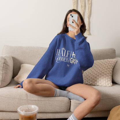 Half Goddess, Half Gremlin — Women's Empowerment Crewneck | Ascensum Wear