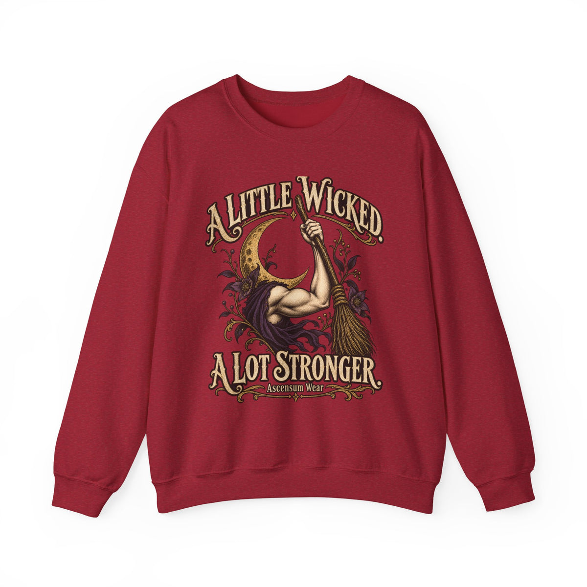 A Little Wicked A Lot Stronger — Halloween Unisex Crewneck Sweatshirt | Ascensum Wear