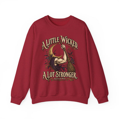 A Little Wicked A Lot Stronger — Halloween Unisex Crewneck Sweatshirt | Ascensum Wear