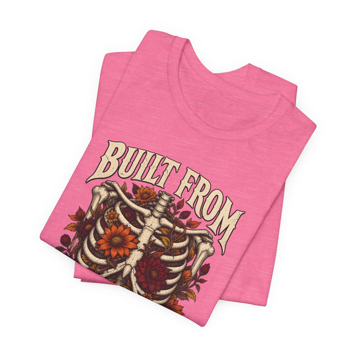 Bullet From Bad Days — Skeleton Flowers Halloween Tee | Ascensum Wear