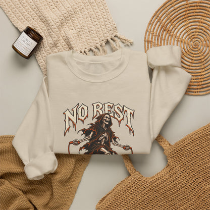 No Rest for the Wicked — Halloween Unisex Crewneck| Ascensum Wear