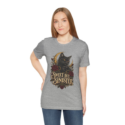 Sweet But Sinister — Black Cat Halloween Tee | Ascensum Wear