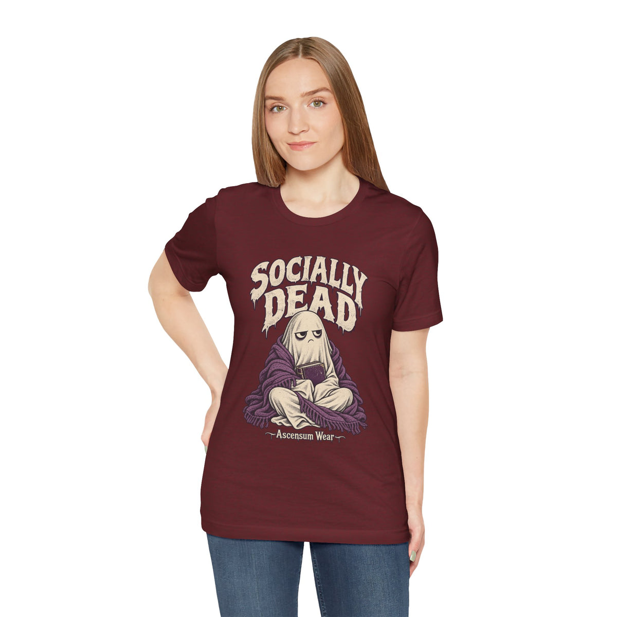Socially Dead — Halloween Unisex Tee | Ascensum Wear