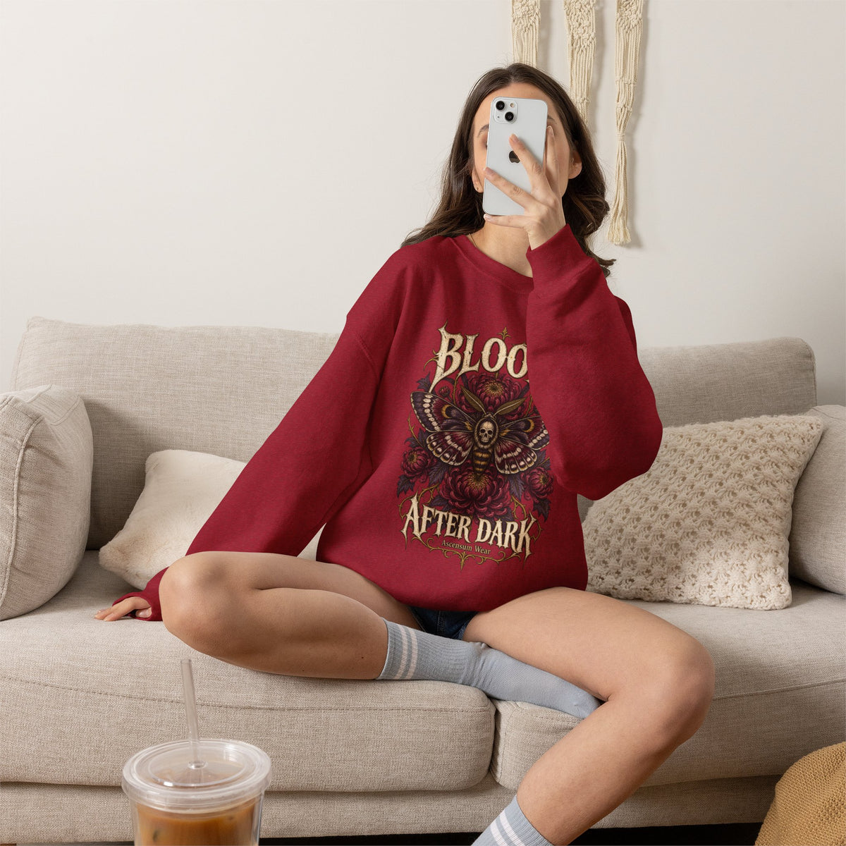 Bloom After Dark — Halloween Unisex Crewneck | Ascensum Wear