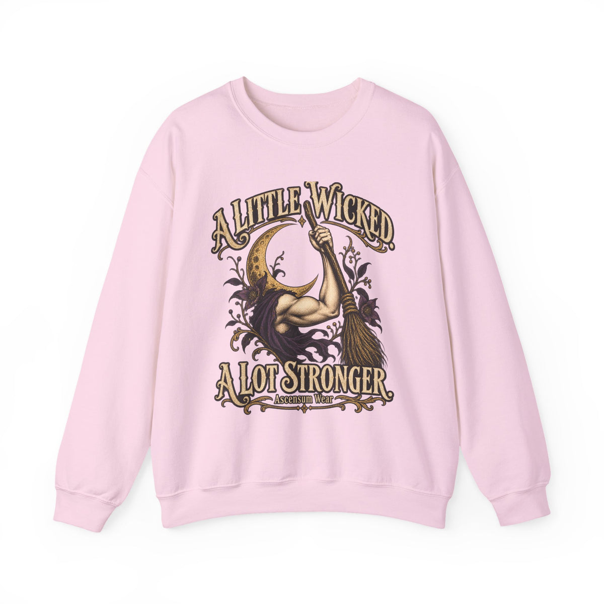 A Little Wicked A Lot Stronger — Halloween Unisex Crewneck Sweatshirt | Ascensum Wear