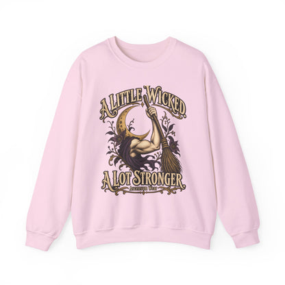 A Little Wicked A Lot Stronger — Halloween Unisex Crewneck Sweatshirt | Ascensum Wear