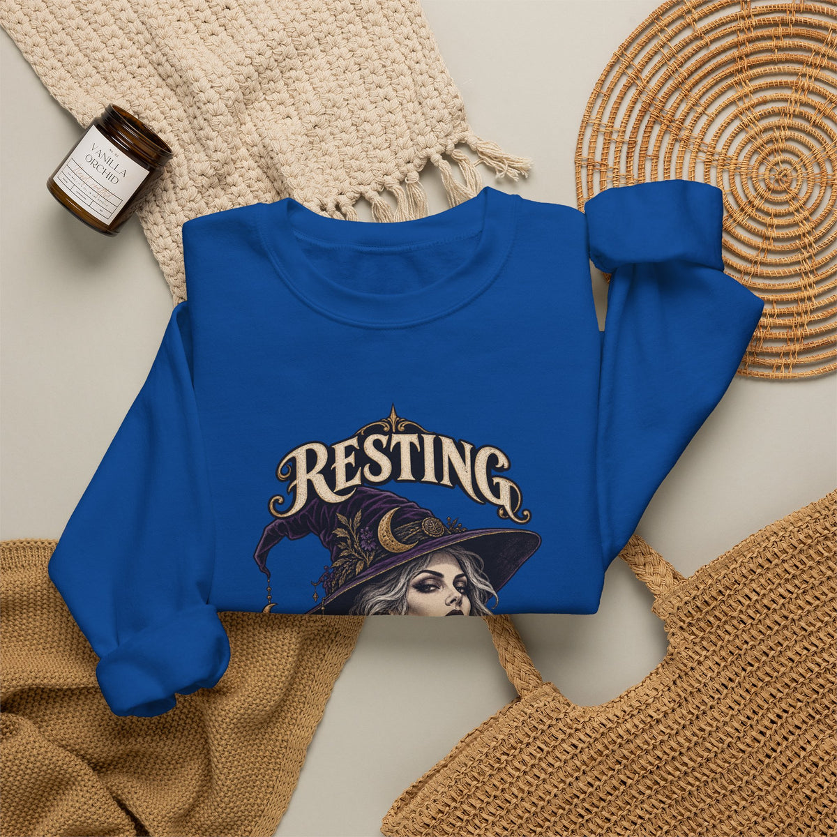 Resting Witch Face — Halloween Unisex Crewneck | Ascensum Wear