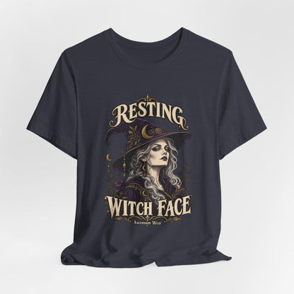 Resting Witch Face — Halloween Unisex Tee | Ascensum Wear