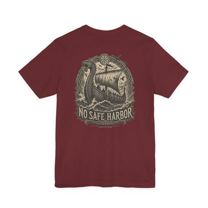 No Safe Harbor — Norse Back Print T-Shirt | Ascensum Wear