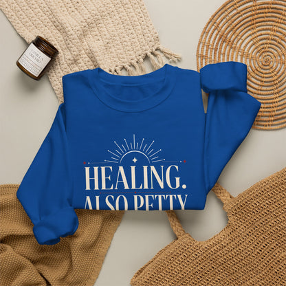 Healing. Also Pretty. Balanced. — Women's Empowerment Crewneck | Ascensum Wear