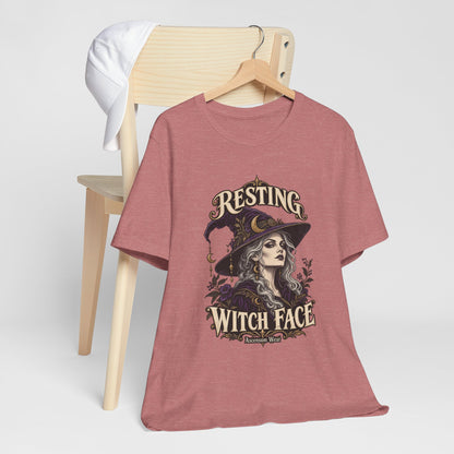 Resting Witch Face — Halloween Unisex Tee | Ascensum Wear