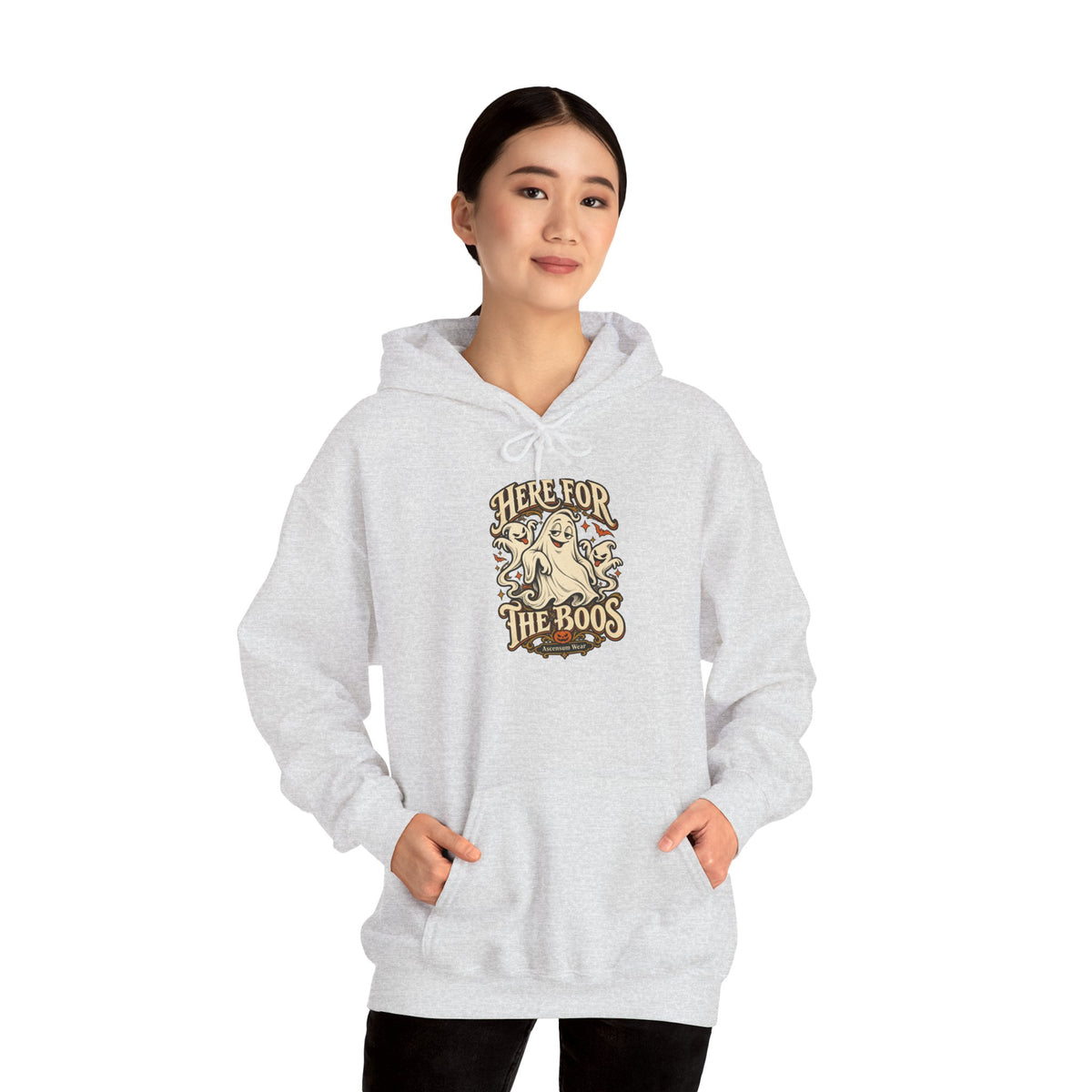 Here for the Boos — Vintage Ghost Trio Unisex Tee | Ascensum Wear